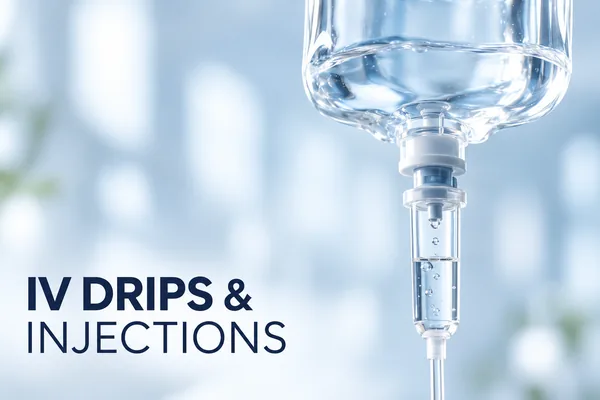 IV drips and injections